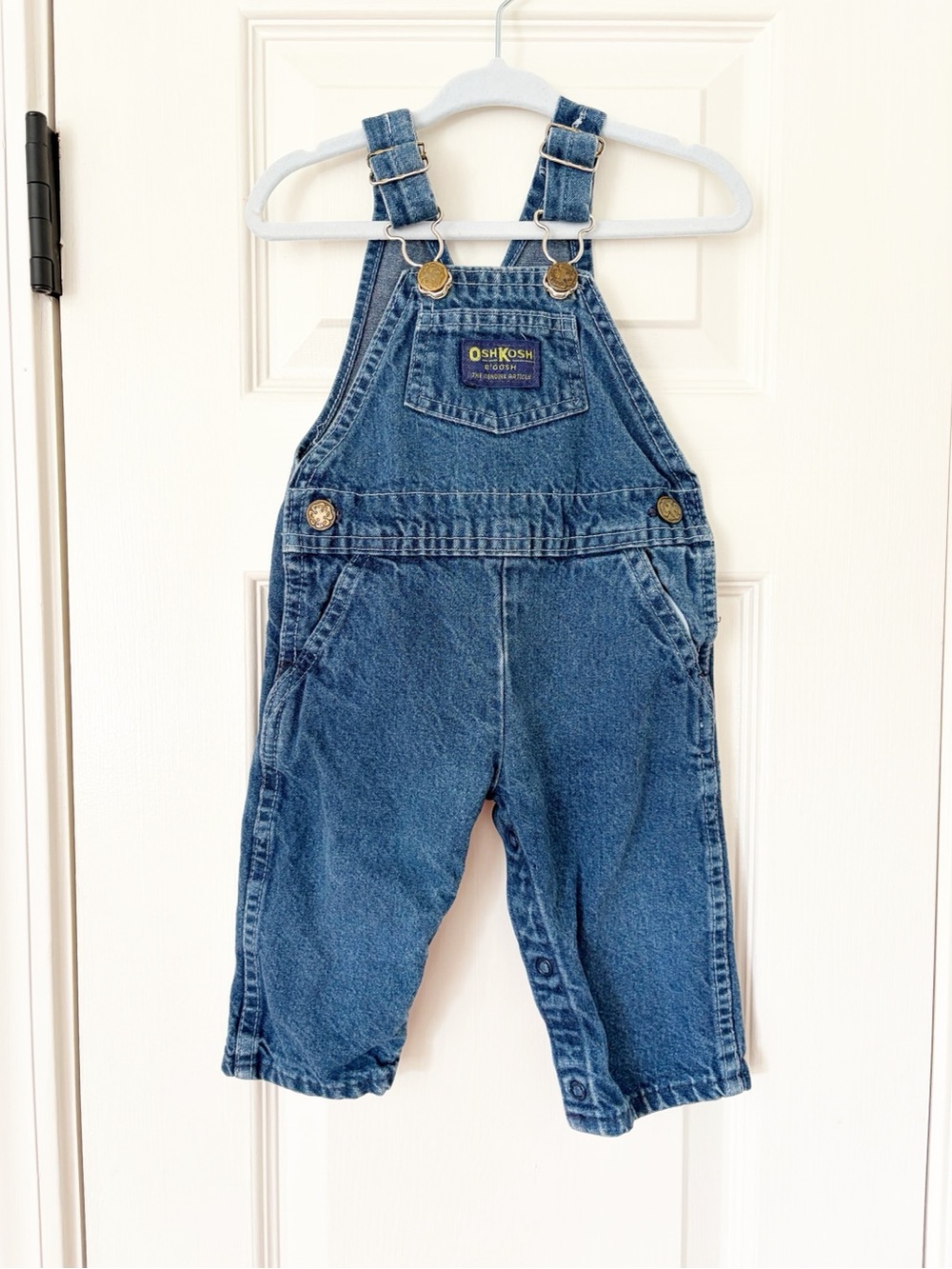 6-9m vintage OshKosh B'gosh Blue Denim  Overalls